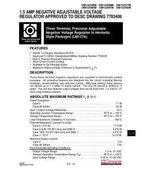 OM1325SMM Datasheet PDF Omnirel Corp => IRF