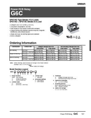 G6C-2114C-US5 Datasheet PDF OMRON Corporation