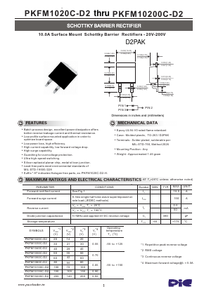 PKFM1030C-D2 Datasheet PDF PACELEADER INDUSTRIAL