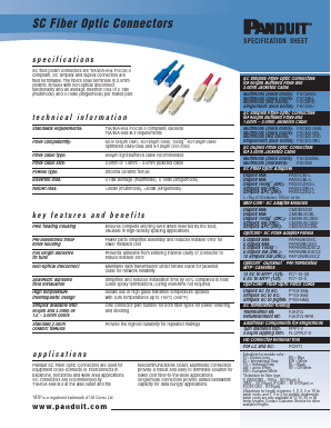FC5-12-3 Datasheet PDF PANDUIT CORP.