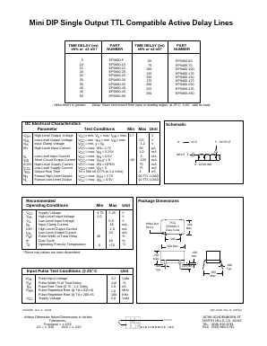 EP9460-30 Datasheet PDF PCA ELECTRONICS INC.