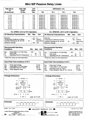 EP9910-4H_ Datasheet PDF PCA ELECTRONICS INC.