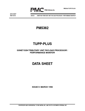 PM5362 Datasheet PDF PMC-Sierra