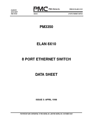 PM3350-SW Datasheet PDF PMC-Sierra