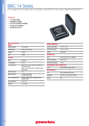 MAC14-036 Datasheet PDF Powerbox