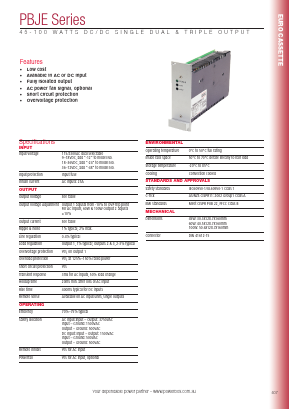 PBJE60-32 Datasheet PDF Powerbox