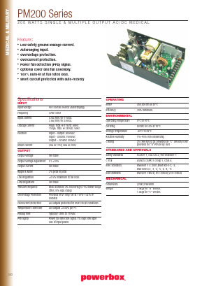PM200-30 Datasheet PDF Powerbox