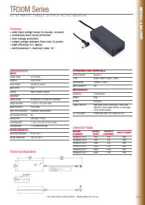 TR30M090-21A11 Datasheet PDF Powerbox