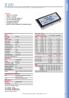 VI-B7N-IU Datasheet PDF Powerbox