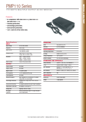PMP110 Datasheet PDF Powerbox
