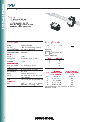 NAM-04-000 Datasheet PDF Powerbox