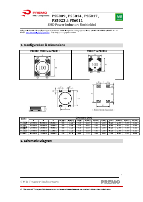 PS5009 Datasheet PDF PREMO CORPORATION S.L