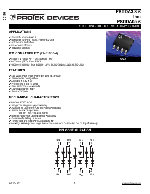 PSRDA05-6-T7 Datasheet PDF Protek Devices