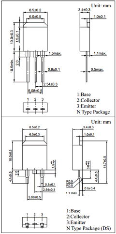 2SB0928 Datasheet PDF Panasonic Corporation
