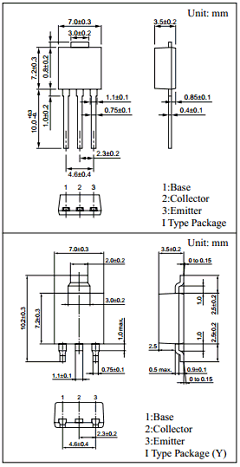 2SD1750A Datasheet PDF Panasonic Corporation