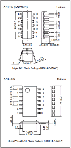AN1339 Datasheet PDF Panasonic Corporation