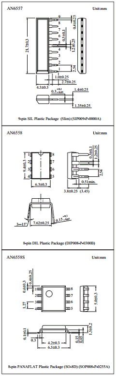 AN6558S Datasheet PDF Panasonic Corporation