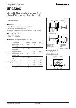 UP03396 Datasheet PDF Panasonic Corporation
