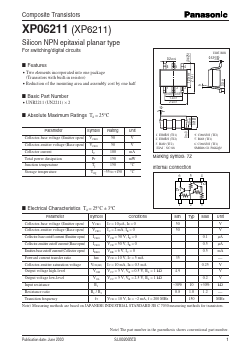 XP6211 Datasheet PDF Panasonic Corporation