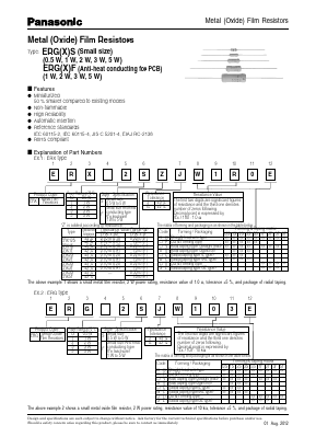 ERG-5SJ512A Datasheet PDF Panasonic Corporation