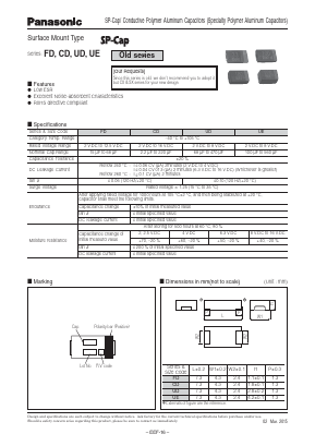 EEF-CD0G680XR Datasheet PDF Panasonic Corporation