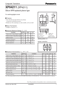 XP4211 Datasheet PDF Panasonic Corporation
