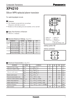 XP4210 Datasheet PDF Panasonic Corporation