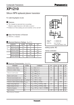 XP1210 Datasheet PDF Panasonic Corporation