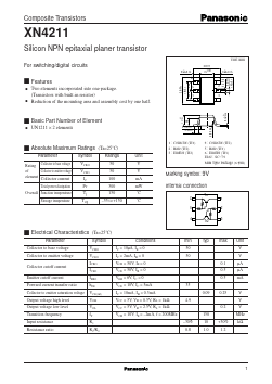 XN4211 Datasheet PDF Panasonic Corporation