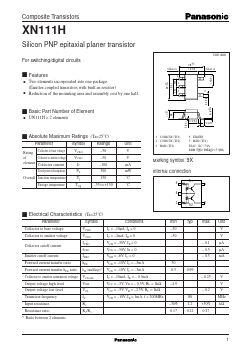 XN111H Datasheet PDF Panasonic Corporation