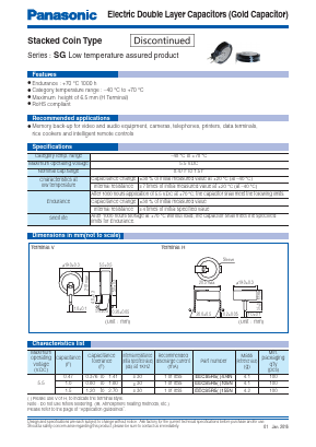 EECS5R5H474N Datasheet PDF Panasonic Corporation