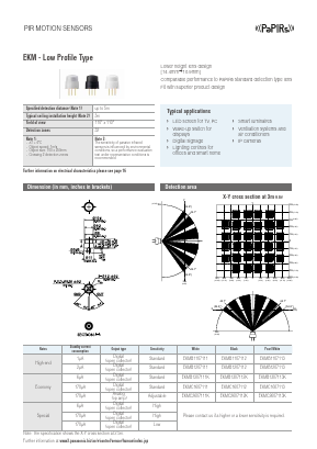 EKMB1107113 Datasheet PDF Panasonic Corporation