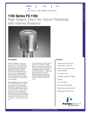 FX1161 Datasheet PDF PerkinElmer Inc