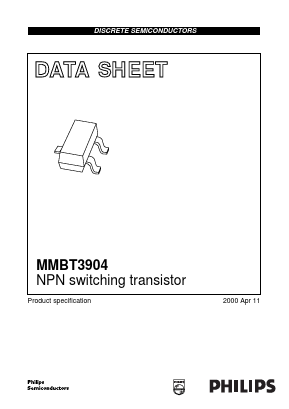 MMBT3904 Datasheet PDF Philips Electronics