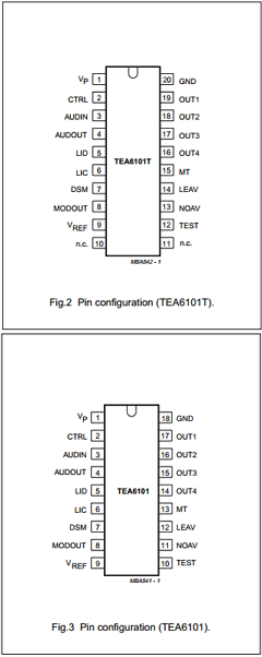 TEA6101T Datasheet PDF Philips Electronics