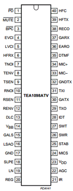 TEA1098AUH Datasheet PDF Philips Electronics