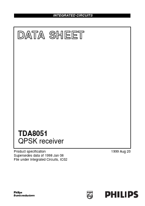 TDA8051T/C1 Datasheet PDF Philips Electronics