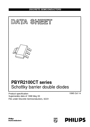 BYR210 Datasheet PDF Philips Electronics