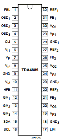 TDA4885 Datasheet PDF Philips Electronics
