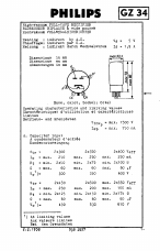 GZ34 Datasheet PDF Philips Electronics