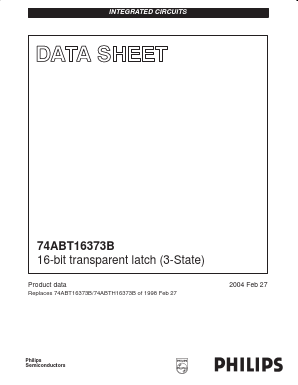 74ABT16373BDGG Datasheet PDF Philips Electronics