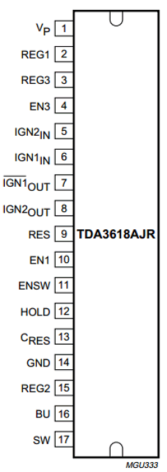 TDA3618 Datasheet PDF Philips Electronics
