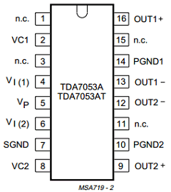 TDA7053AT Datasheet PDF Philips Electronics