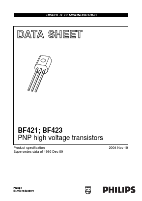 BF423 Datasheet PDF Philips Electronics