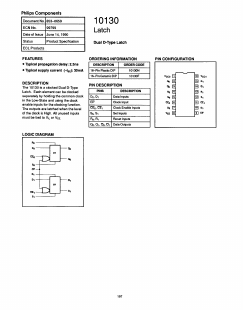 10130 Datasheet PDF Philips Electronics