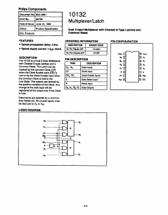 10132 Datasheet PDF Philips Electronics