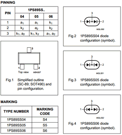 1PS89SS06 Datasheet PDF Philips Electronics