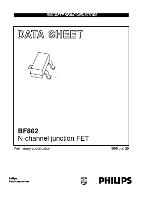 BF862 Datasheet PDF Philips Electronics