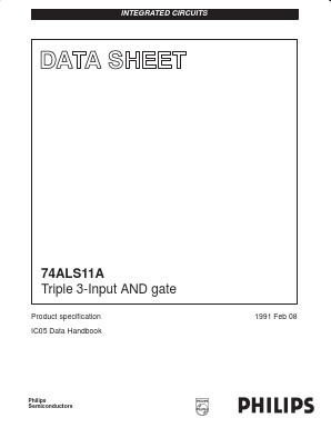 74ALS11AN Datasheet PDF Philips Electronics