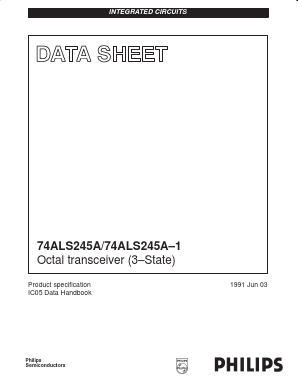 74ALS245A-1 Datasheet PDF Philips Electronics